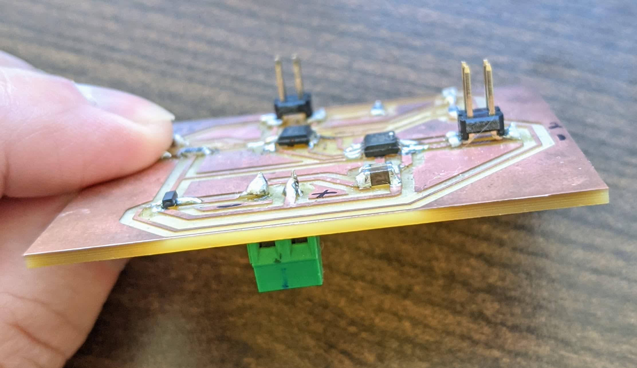 motor board screw terminal